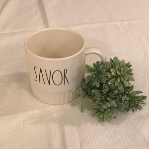 Rae Dunn Mug Savor NWT